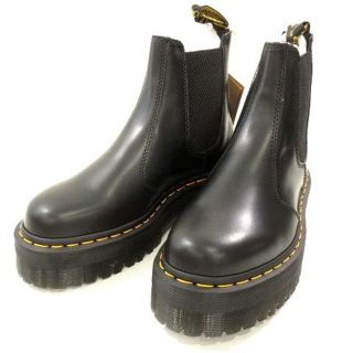 ドクターマーチン(Dr.Martens)のドクターマーチン ブーツ サイドゴア 厚底 レザー UK6 25cm ブラック(ブーツ)