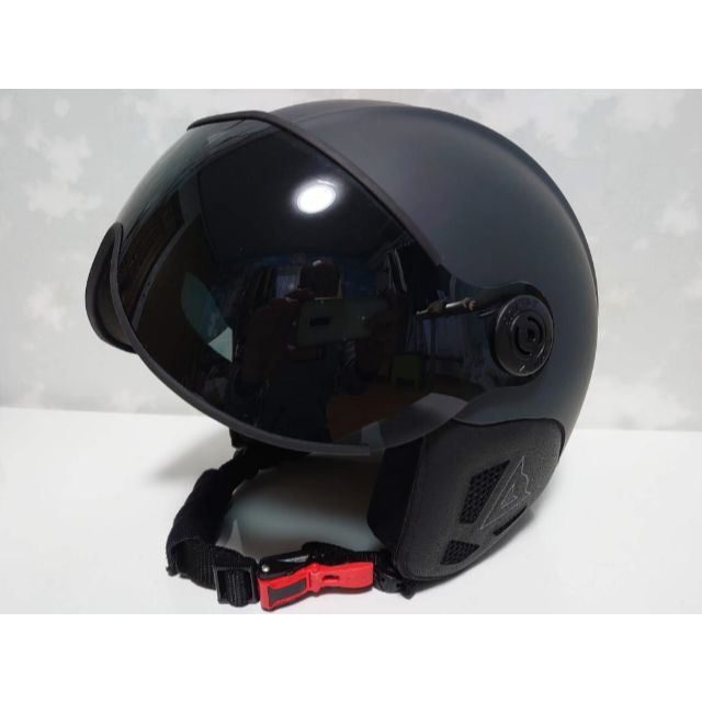 【希少】ダイネーゼV-VISION 2ヘルメット黒Sサイズ極上ジュニア スポーツ/アウトドアのスキー(その他)の商品写真