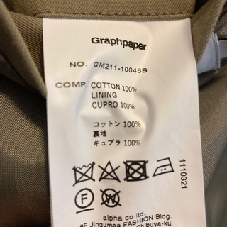 GRAPHPAPER 20aw ショート ステンカラーコート