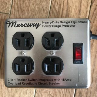 Mercury マーキュリー 延長コード 180cm 電源タップ アメ雑(その他)