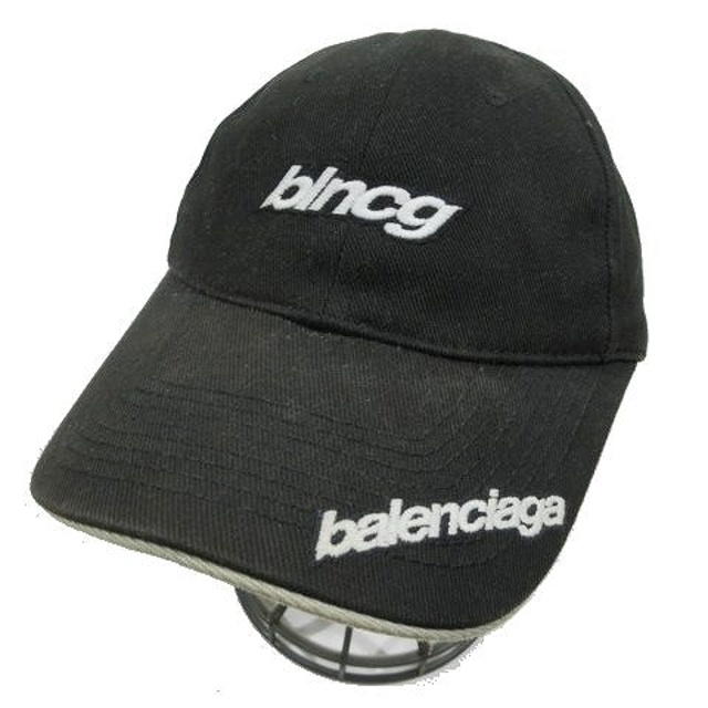 BALENCIAGA - バレンシアガ BALENCIAGA BLNCG CAP ロゴ刺繍 BALENCIAGA - バレンシアガ BALENCIAGA BLNCG CAP ロゴ刺繍
