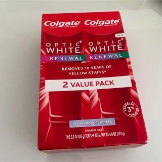 コルゲート　オプティックホワイト　colgate ハイインパクト　歯磨き粉(歯磨き粉)