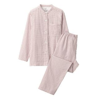 ムジルシリョウヒン(MUJI (無印良品))の★新品★ 無印良品 脇に縫い目のない二重ガーゼスタンドカラーパジャマ／Ｌ～XL(パジャマ)