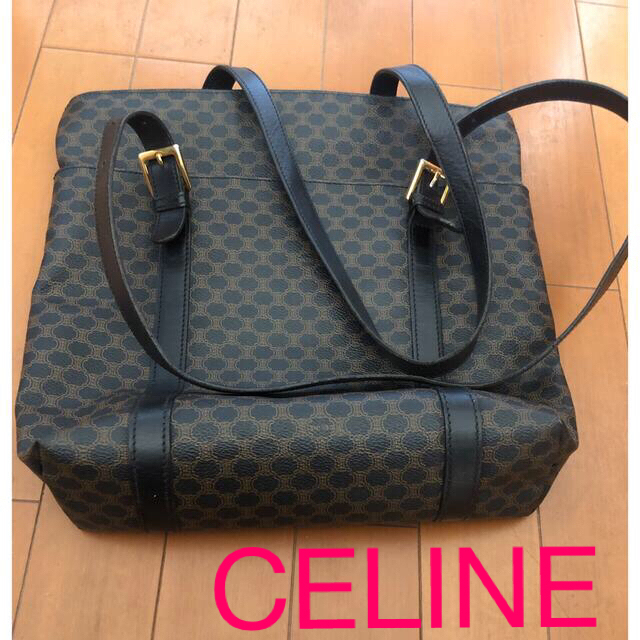 希少 CELINE マカダム 黒 トートバッグ A4収納可 柔らかい noxcapital.de