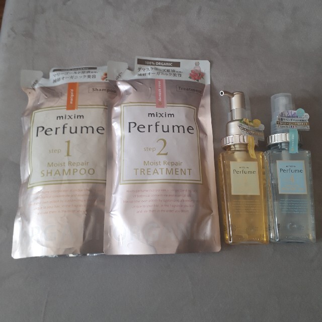 mixim Perfume シャンプー＆トリートメント＆ペアオイル 4点セット*