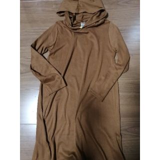 【新品】韓国子供服 フードワンピース(ワンピース)