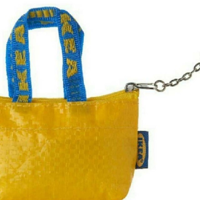 IKEA(イケア)のイケア【新品】IKEAクノーリグ　キーホルダー付き エコバッグ♪ポーチ レディースのバッグ(エコバッグ)の商品写真