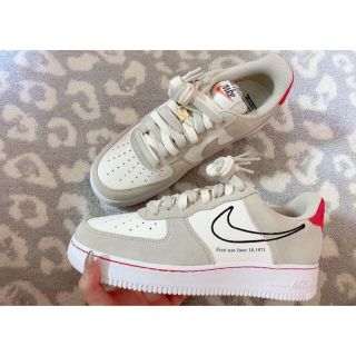 ナイキ(NIKE)のken様！NIKEエアフォース1 ’07 LV8 ベージュ(スニーカー)