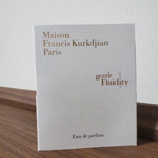 メゾンフランシスクルジャン(Maison Francis Kurkdjian)のメゾンフランシスクルジャン ジェントル フルイディティ ゴールド　EDP2ml(ユニセックス)