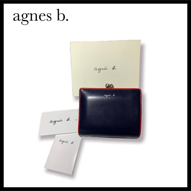 agnes b.(アニエスベー)のagnes b. アニエスべー 財布 折り財布 サイフ 二つ折り財布 レディースのファッション小物(財布)の商品写真