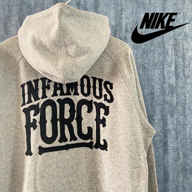 NIKE INFAMOUS FOSCE 刺繍　ジップパーカー　size XL