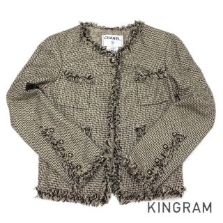 シャネル ジャケット/アウター(ゴールド/金色系)の通販 100点以上 ...