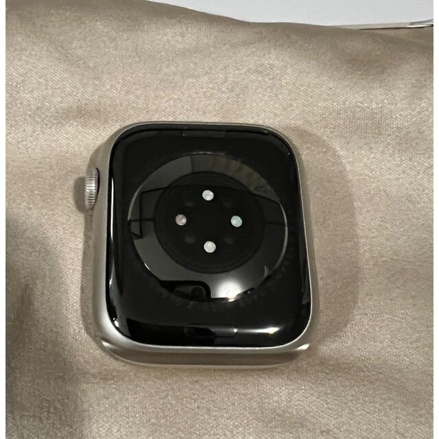 Apple Watch series 7 GPSモデル45mmスターライト　美品