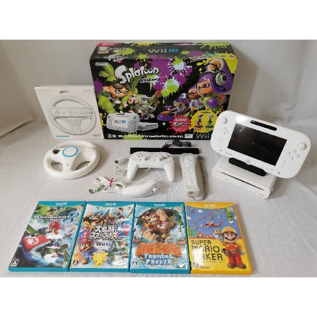 保証付き購入 美品 Wiiu スプラトゥーンセットにソフト4本 ハンドル コントローラ付き 激安オンライン店舗 Pceamukinyi Com 保証付き購入 美品 Wiiu スプラトゥーンセットにソフト4本 ハンドル コントローラ付き 激安オンライン店舗 Pceamukinyi Com