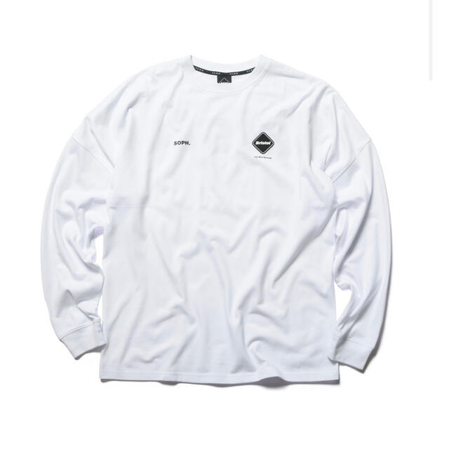 22SS FCRB L/S BIG LOGO TEAM BAGGY TEE