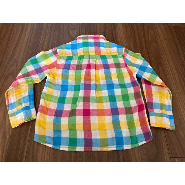 mikihouse(ミキハウス)のミキハウス チェックシャツ　120センチ キッズ/ベビー/マタニティのキッズ服男の子用(90cm~)(ブラウス)の商品写真