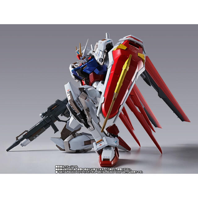 BANDAI(バンダイ)のMETAL BUILD ストライクガンダム +エールストライカーセット エンタメ/ホビーのフィギュア(アニメ/ゲーム)の商品写真