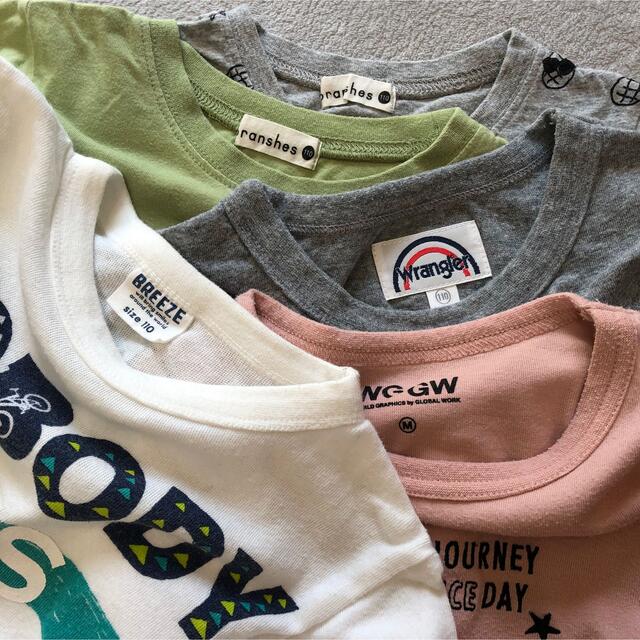 Branshes(ブランシェス)のキッズ Tシャツセット まとめ売り 110  BREEZE  branshes キッズ/ベビー/マタニティのキッズ服男の子用(90cm~)(Tシャツ/カットソー)の商品写真