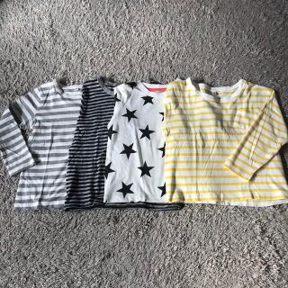 ムジルシリョウヒン(MUJI (無印良品))の無印⭐︎西松屋⭐︎ロンT4枚セット⭐︎size110(Tシャツ/カットソー)