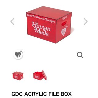 ジーディーシー(GDC)のHUMAN MADE GDC ACRYLIC FILE BOX(ケース/ボックス)