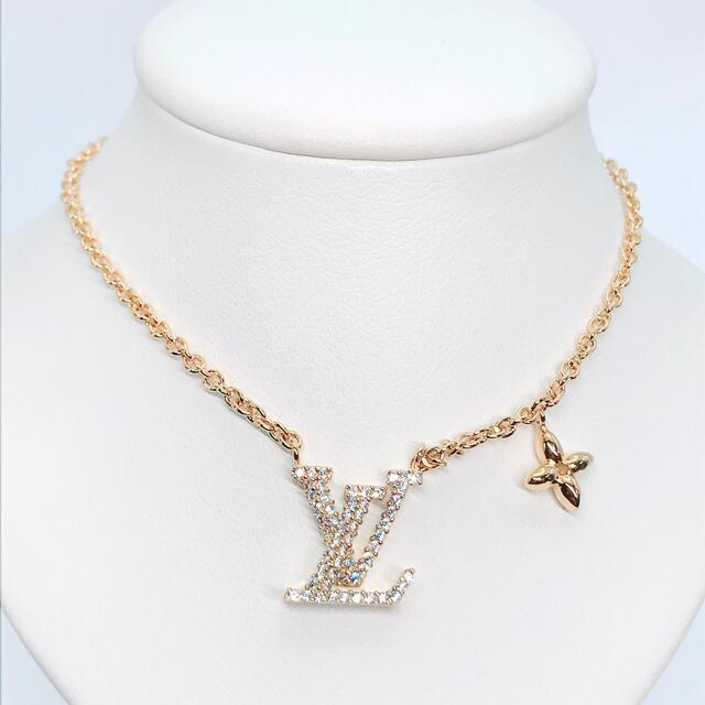 LOUIS VUITTON(ルイヴィトン)のルイヴィトン コリエ LV アイコニック ネックレス M00596 現行品 美品 レディースのアクセサリー(ネックレス)の商品写真