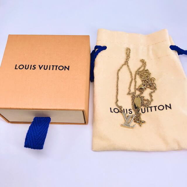LOUIS VUITTON(ルイヴィトン)のルイヴィトン コリエ LV アイコニック ネックレス M00596 現行品 美品 レディースのアクセサリー(ネックレス)の商品写真