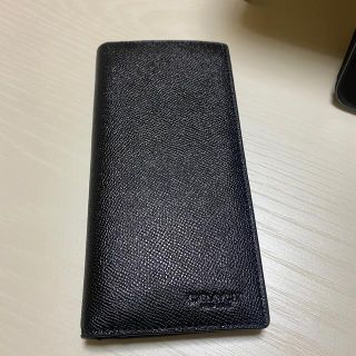 コーチ(COACH)のCOACH 財布 メンズ ブラック 長財布(長財布)