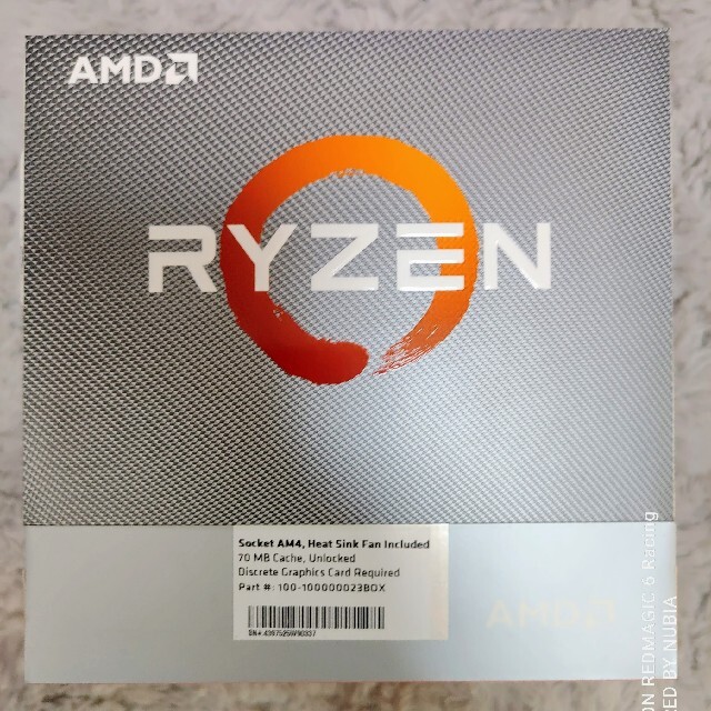 【完全正常動作品】ryzen 9 3900x with Wraith Prism