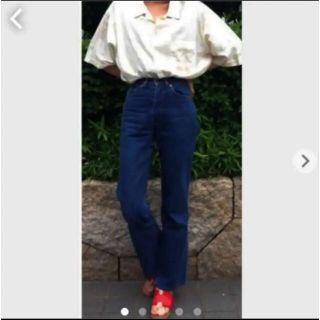 リーバイス(Levi's)の濃紺 90s ビンテージ レディース リーバイス w517 ブーツカット デニム(デニム/ジーンズ)