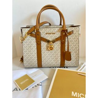 マイケルコース(Michael Kors)の新品☆マイケルコース　ハンドバッグショルダーバッグ　サッチェル　ハミルトン　通勤(ハンドバッグ)