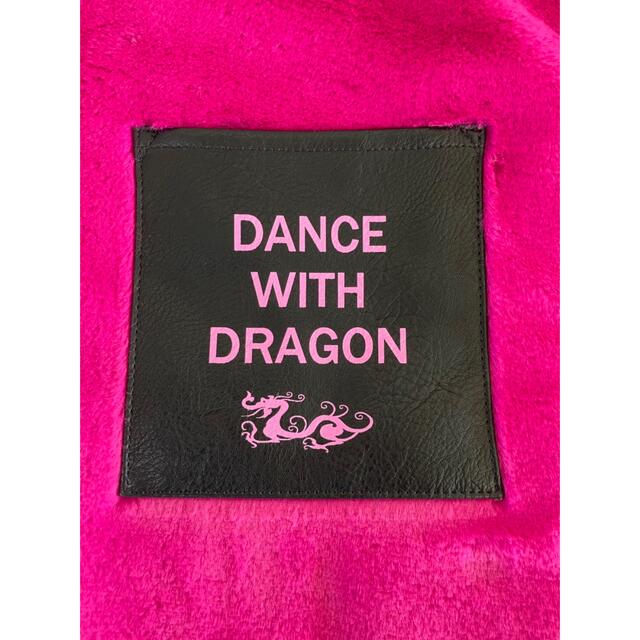 Dance With Dragon(ダンスウィズドラゴン)の新品　ダンスウィズ  ドラゴン　ファー生地手提げ、リュック　小物、シューズ等入れ チケットのスポーツ(ゴルフ)の商品写真
