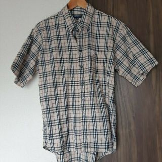 バーバリー(BURBERRY)のBURBERRY　バーバリー　ベージュ　ノバチェック　シャツ(シャツ)