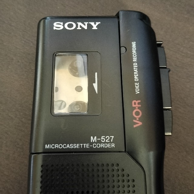 SONY(ソニー)の動作○（ソニー）マイクロカセットレコーダー M-527 スマホ/家電/カメラのオーディオ機器(ポータブルプレーヤー)の商品写真