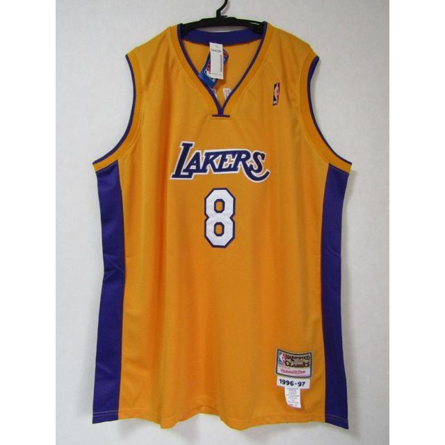 MITCHELL & NESS(ミッチェルアンドネス)の美品 NBA BRYANT #8 コービーブライアント レイカーズ ユニフォーム スポーツ/アウトドアのスポーツ/アウトドア その他(バスケットボール)の商品写真