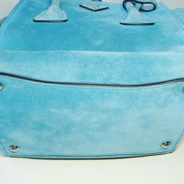 PRADA(プラダ)のプラダBN2625スエードレザー皮革2WAYショッパートートショルダーバッグ鞄 レディースのバッグ(トートバッグ)の商品写真