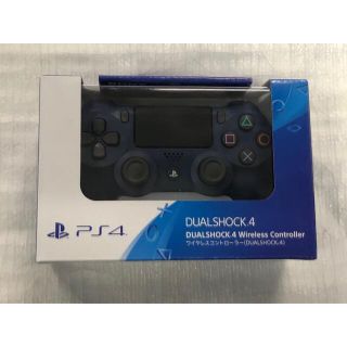 プレイステーション4(PlayStation4)のワイヤレスコントローラー　DUALSHOCK 4ミッドナイトブルー　新品未開封(その他)