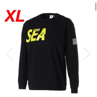 シー(SEA)のWIND AND SEA x PUMA L/S Tee "Black"(Tシャツ/カットソー(七分/長袖))