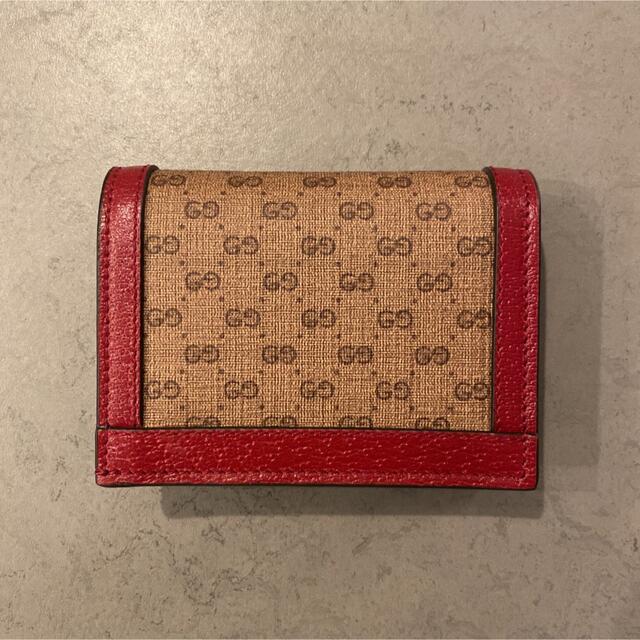 Gucci - GUCCI グッチ ドラえもん ミニウォレット 財布 ベージュ 赤
