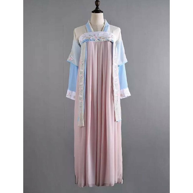 Mサイズ　うさぎ　刺繍　パステル　袴　着物　セット レディースの水着/浴衣(着物)の商品写真