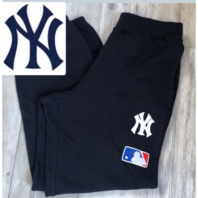 MLBニューヨークヤンキーススウェットパンツ(ネイビー) メンズのパンツ(その他)の商品写真