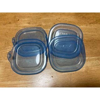 パイレックス(Pyrex)のパイレックス　SSサイズの蓋　4つ(容器)