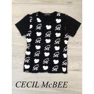 セシルマクビー(CECIL McBEE)のCECIL McBEE＊ブラックTシャツ(Tシャツ(半袖/袖なし))