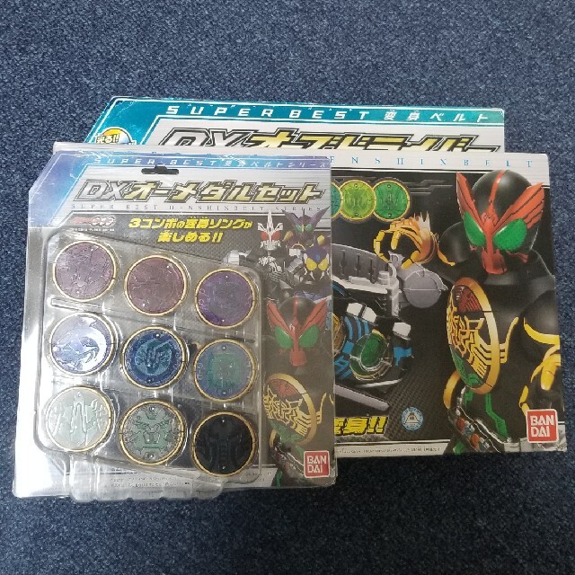 未開封！仮面ライダーオーズ　スーパーベストDXオーズドライバー　オーメダルセット