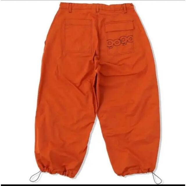 コムドットゆうた着用　即完売商品　9090 バルーンパンツ オレンジ メンズのパンツ(ペインターパンツ)の商品写真