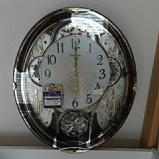 ディズニー(Disney)のSmall World　電波壁掛け時計　リズム時計工業(掛時計/柱時計)