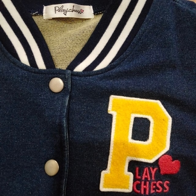 Play chess　プレイチェス　ジャンパー　キッズ　140　上着 キッズ/ベビー/マタニティのキッズ服女の子用(90cm~)(ジャケット/上着)の商品写真