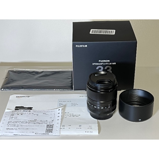 ほぼ新品　フジフィルムXF33mm F1.4 R LM WRレンズ(単焦点)