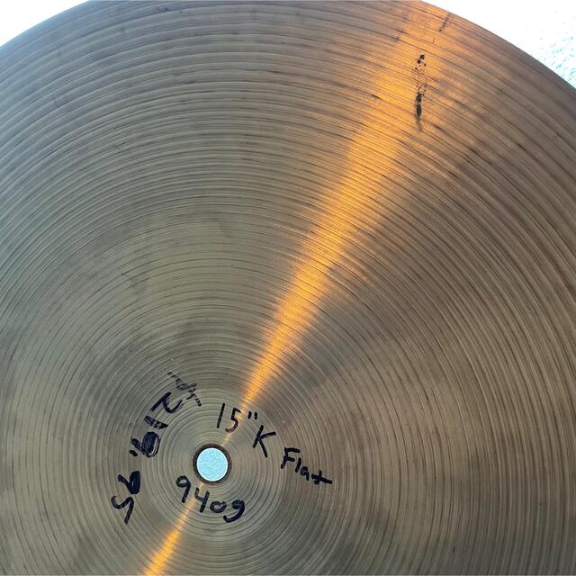 激レア Zildjian sound lab 15インチ K flat ride 楽器のドラム(シンバル)の商品写真