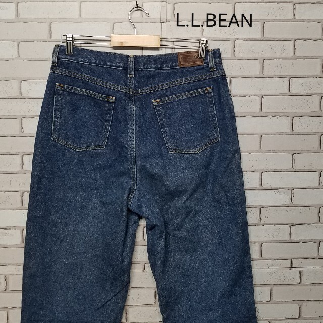 L.L.Bean(エルエルビーン)のL.LBEAN エルエルビーン　ダブルエル　デニムパンツ　テーパード　バギー レディースのパンツ(デニム/ジーンズ)の商品写真