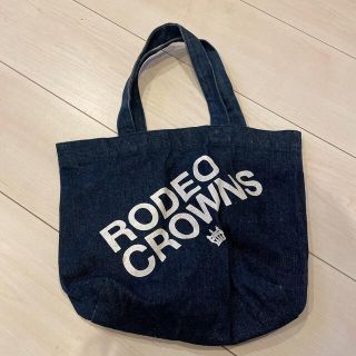 ロデオクラウンズ(RODEO CROWNS)のロデオクラウン　ミニトートバッグ　デニム(トートバッグ)